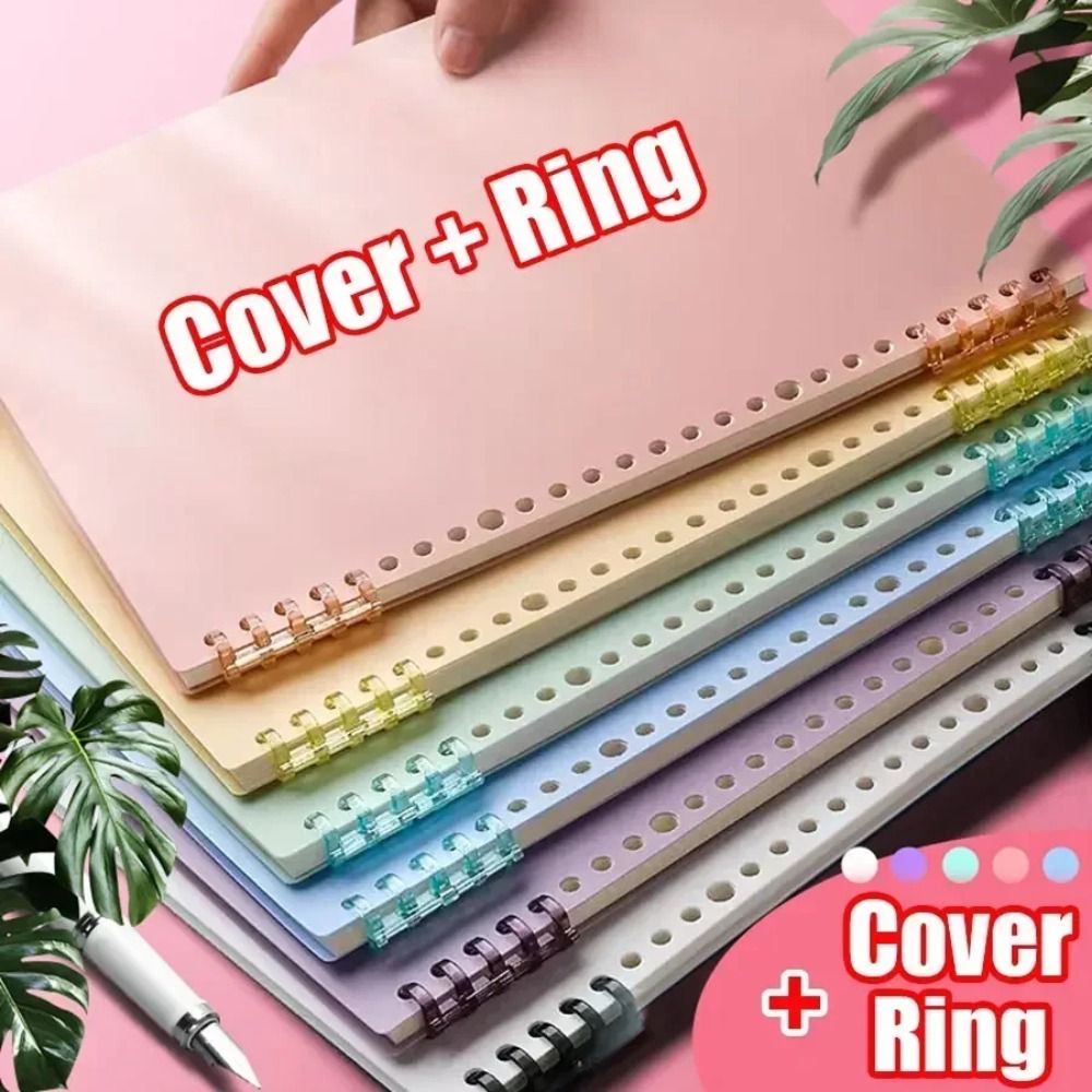 Binder A4 Lever - Lot de 4 protège-cahiers en PP
