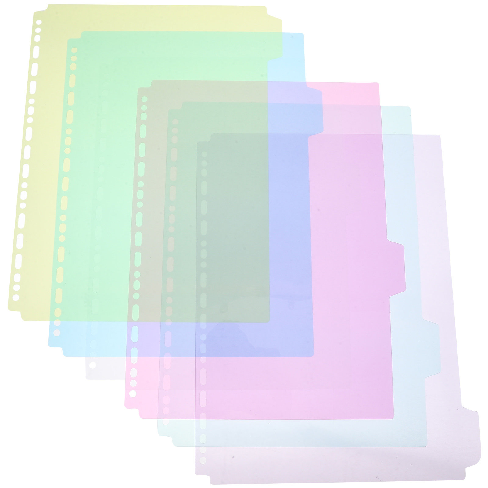 Tab Divider A4 - 6 séparateurs à onglets pour classeurs