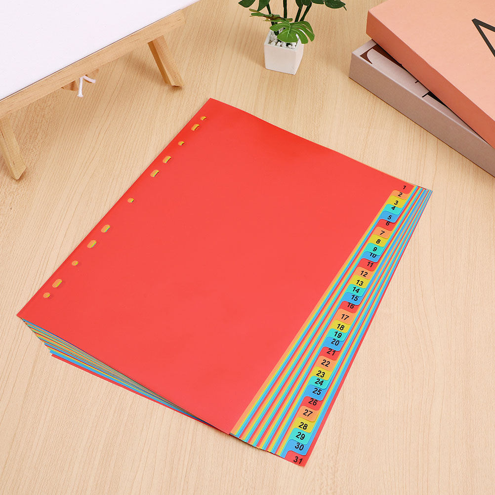 Tab Divider A4 - 2 jeux de séparateurs de pages