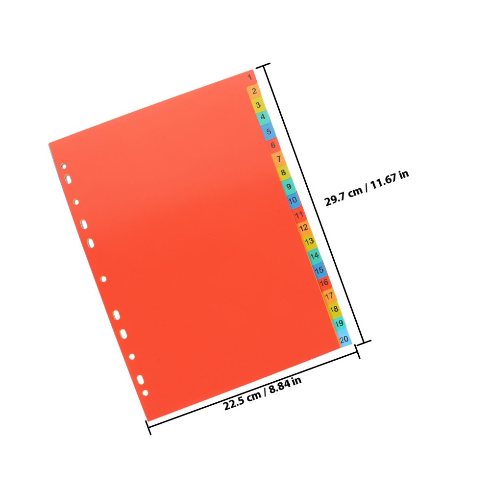 2 jeux de séparateurs d'index  - Tab Divider A4 avis et prix