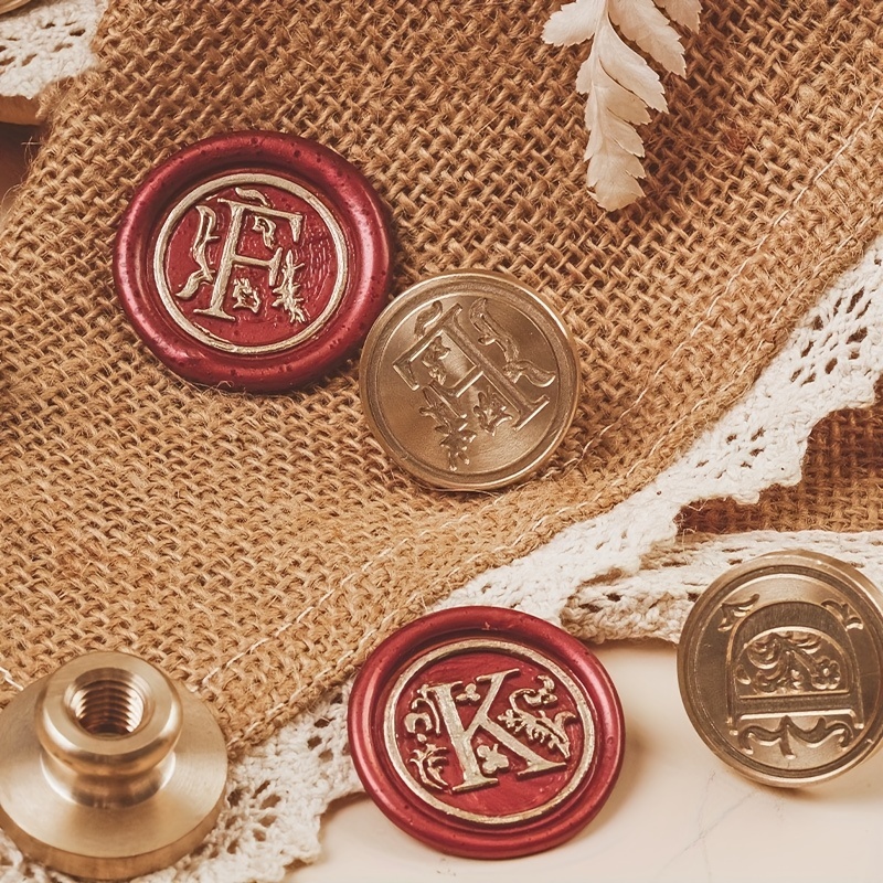 Lettres de sceau de tête en la - Wax Seal Stamp Set avis et prix