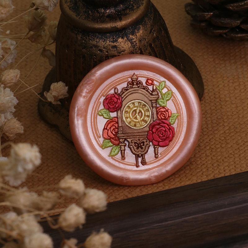 Tampon de cire d'horloge rétro - Wax Seal Stamp Set avis et prix